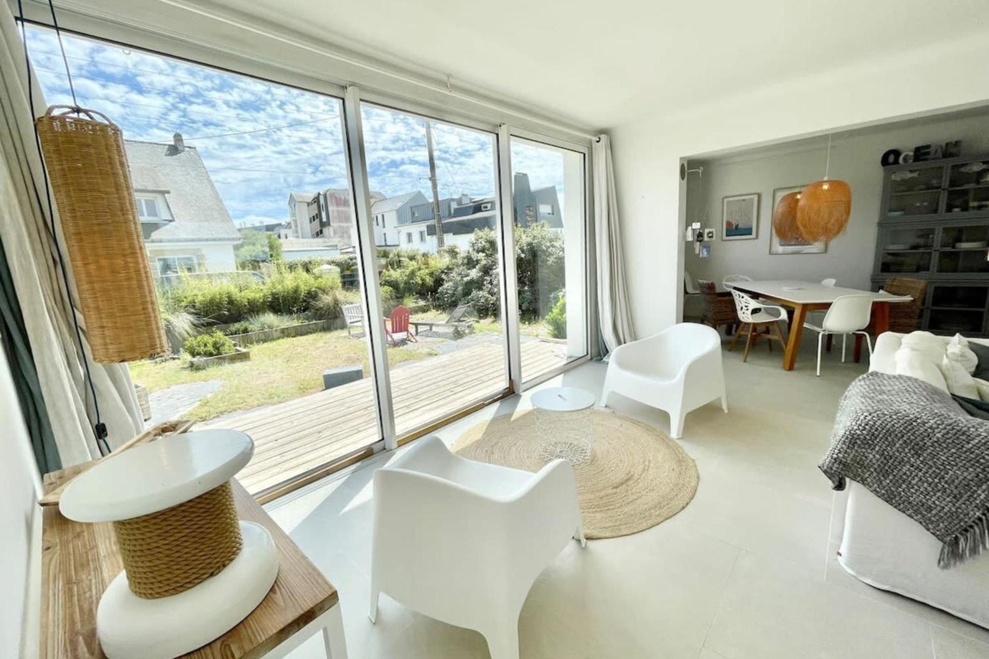 Maison Ultra Coconning Jardin Face Aux Plages Ploemeur Exterior foto